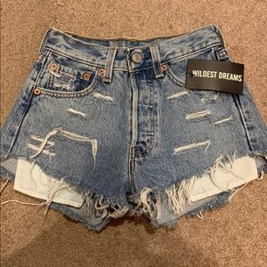 Vintage Destroyed Levi Shorts